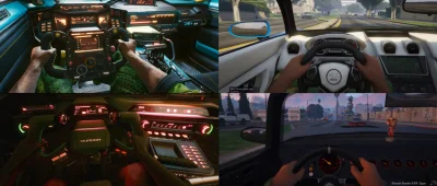 wykopowicz_ka - Porównanie detali w grze #cyberpunk2077 vs #grandtheftauto 
Zauważci...