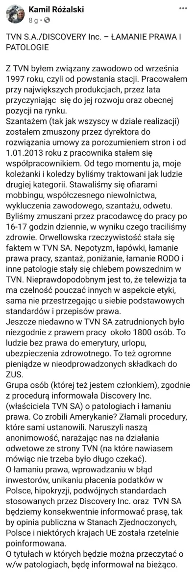 Tom_Ja - A oczywiście w samym TVN24 nie jest różowo. Słychać o kolejnych odejściach d...