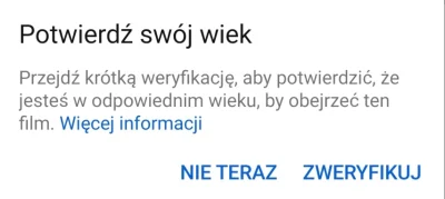 MiroslawDE - YouTube chce ode mnie dokumentu tożsamości, żeby obejrzeć film - rak.