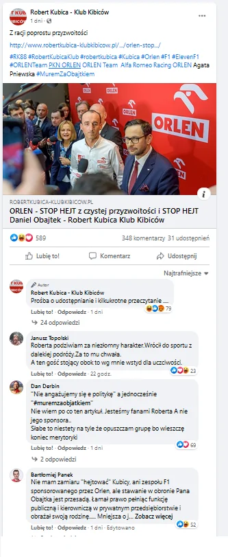 Xianist - @BobMarlej: Polecam odpowiedź z jaką spotkała się próba akcji #muremzaobajt...