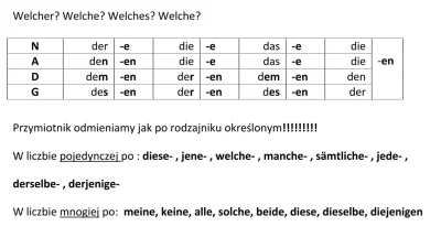 Beti-niemiecki - Na dziś tak jak obiecałam, odmiana przymiotnika po rodz. określonym....