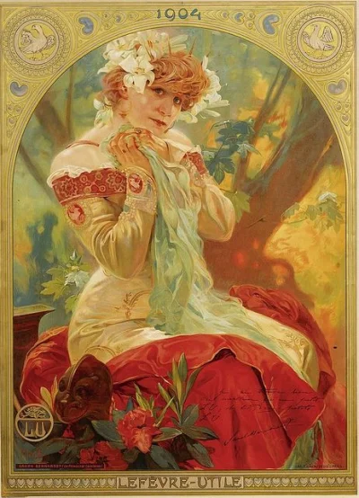 Anagama - Plakat do La Princesse Lointaine - Alfons Mucha 
Kolorowa litografia
69,8...