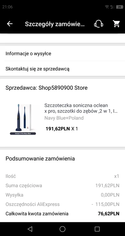 kowi88 - @Prostozchin: piękna cebula siadła, w koszyku miałem ta szczoteczka i równo ...