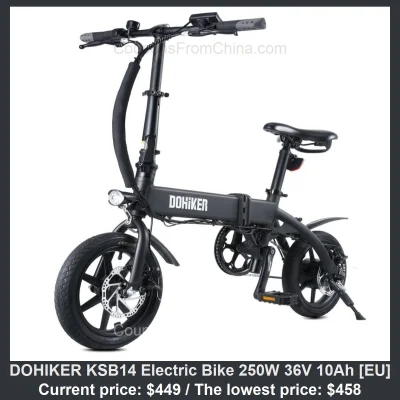 n_____S - DOHIKER KSB14 Electric Bike 250W 36V 10Ah [EU] dostępny jest za $449.00 (na...