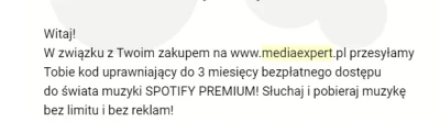 SpijSlodkiKsiaze - Dostałem kod do spotify na 3 miesiące dla nowych użytkowników, pon...