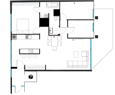 b737 - Mirki,

Będę się wprowadzał do nowego mieszkania - 90m2 i muszę rozplanować ...
