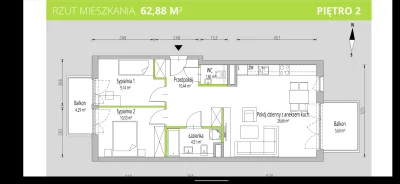 kukisp - Mirki co sądzicie o takim układzie ?
#mieszkanie #mieszkaniedeweloperskie 
P...