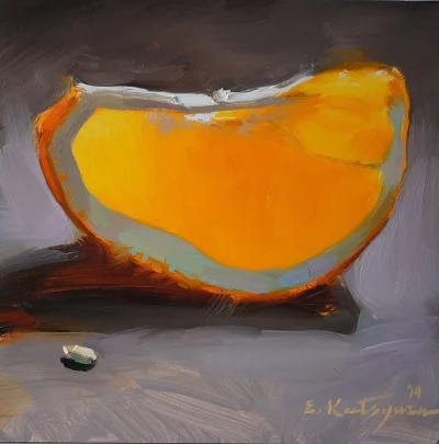 Hoverion - Elena Katsyura 
The tastiest fruit, 2014, olej na płycie
☞ #artventure 
...