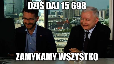 tomasztomasz1234 - Jest dzisiejszy wynik: 15 698 zakażeń. Kiedy konferencja i zamknię...