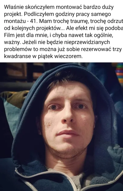 Morfeuszkrulstulejarzy - Naukowy Beł Kot ma traumę. Bo zmontował filmik, pewnie pomij...