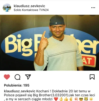 odyn88 - Pamiętacie pierwsza część big Brothera? Klaudiusz i te jego reklamowanie sni...