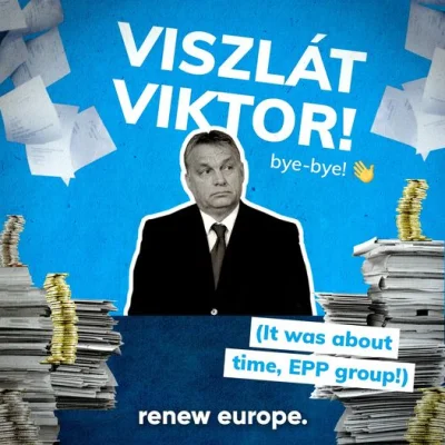 Haqim - Orban w koncu pozgnal sie z EPP :)
#polityka #eu #wegry #polska #epp
