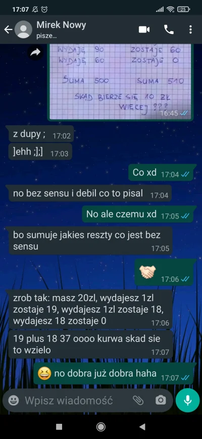 TrisssMerigold - @ch0pin: chciałam zobaczyć reakcje jestem z niego dumna hahah