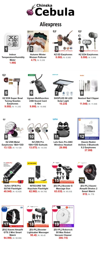 polu7 - Witam, dzisiejsze promocje z #aliexpress

Linki do promocji na moim telegra...