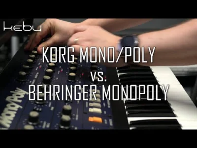 xandra - Kebu porównuje Korg Mono/Poly i Behringer Monopoly. 

#syntezatory #korg #...