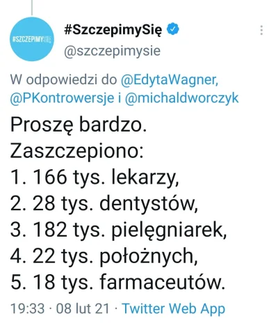 JabLuszko - @Andr1: Mówisz o tych dentystach, którzy są osobno na liście obok 166 tys...