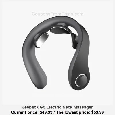n_____S - Jeeback G5 Electric Neck Massager dostępny jest za $49.99 (najniższa: $59.9...