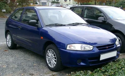 Niggalke - @Marczeslaw: Mitsubishi Colt CJ0 1,3. Ależ to #!$%@? było narowiste bydle ...