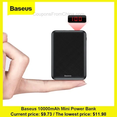 n_____S - Baseus 10000mAh Mini Power Bank dostępny jest za $9.73 (najniższa: $11.98)
...