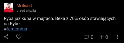 bartekbezkartek - @MrBeast beka z ciebie kretynie 

#famemma