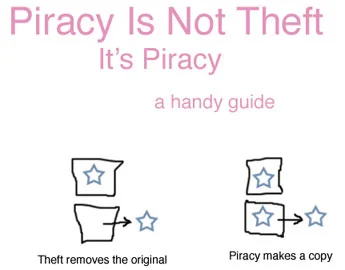 pazdzo - Piractwo to nie kradzież, jak ktoś nie rozumie to na poniższym obrazku ma pr...