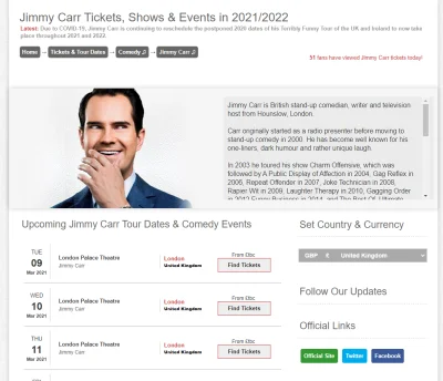 R187 - > Jimmy Carr co prawda nie występuje już publiczne, wiadomio czemu, ale on nig...