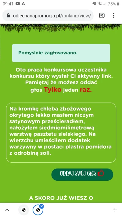 CimBor - @obama22: Oświadczam że zagłosowałem na kanapkę z pasztetem i biorę udział w...