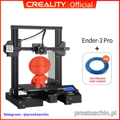 Prostozchin - Drukarka 3D – Creality Ender-3 Pro lub 3 Pro X za ~695 zł z Polski

S...