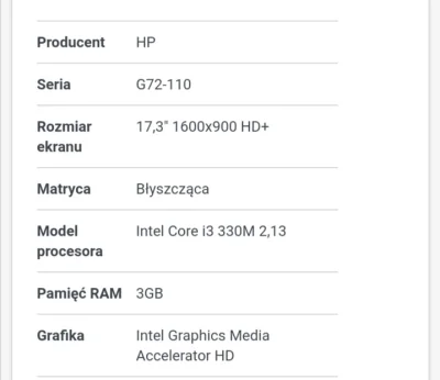 Mikiedbp - Zgarnąłem laptopa po chrzestnej z parametrami jak na obrazku, hdd 500gb, w...