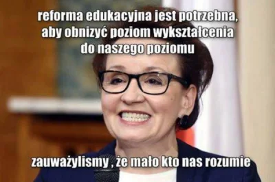 Jossarian - @HREuro: Kolejne reformy edukacji po sukcesach Zalewskiej....