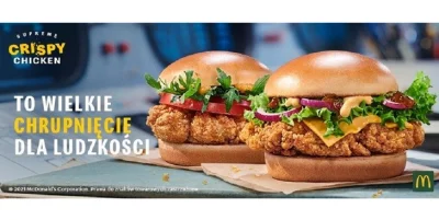 nexxo - Od dzisiaj w McDonald's dwie nowe kanapki Supreme Crispy Chicken Smoky Burger...