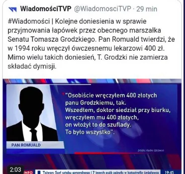 Kielek96 - @Scaab: Tak #!$%@? brał łapówki w 1994 roku w wysokosci 400 zł co w przeli...