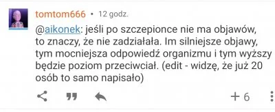 t.....h - @Basileus: Módl się o ciężkie przechodzenie inaczej nici z odpornością, pas...