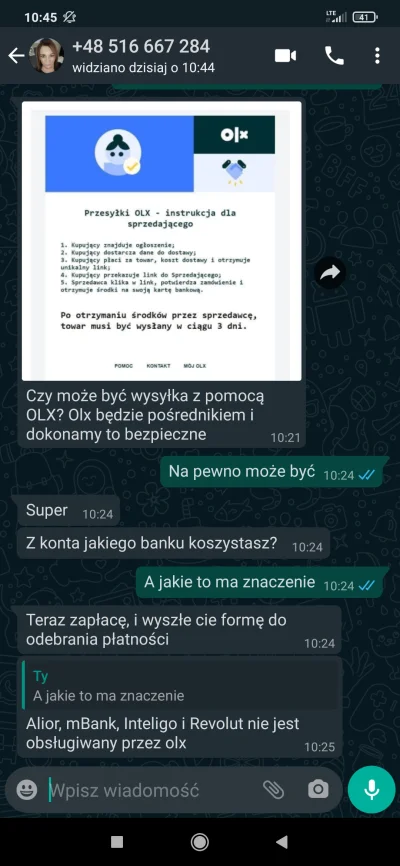 Krzyshake - Jak oszukać oszusta? Nigdy nie robiłem sprzedaży na #olx ale jakoś wyczuł...