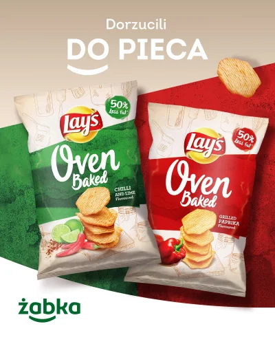 fizzly - #chipsy #lays polecam nowy smak oven baked: chilli i limonka, bardzo smaczne...