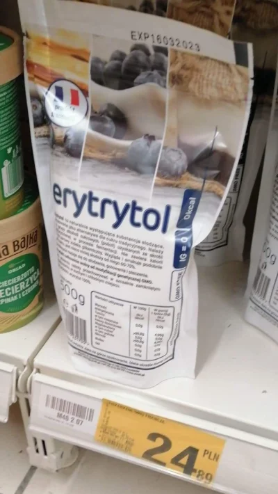 Trufelek - Skąd taka różnica w cenie? Ktoś wie?
Słodzik erytrytol auchan 

 Drugie...