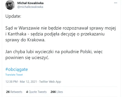 R187 - Aktualizacja w sprawie #obciagate tzn. posła Solidarnej Polski Jana Kanthaka o...