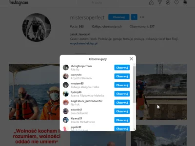 blackbird - łysemu też ktoś dokupuje followerow na IG,
nietrudno się domyślić że prę...