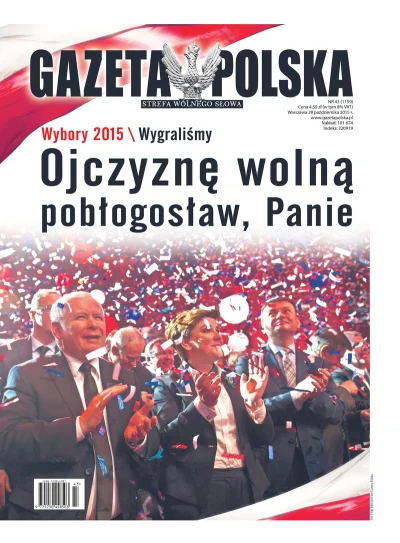 n.....m - Kolejny dowód na paranoiczną mentalność pissowców. Okładka "Gazety Polskiej...