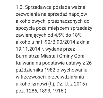 Usunelem_Konto - Tak wygląda regulamin strony która dostała zezwolenie na sprzedaż al...