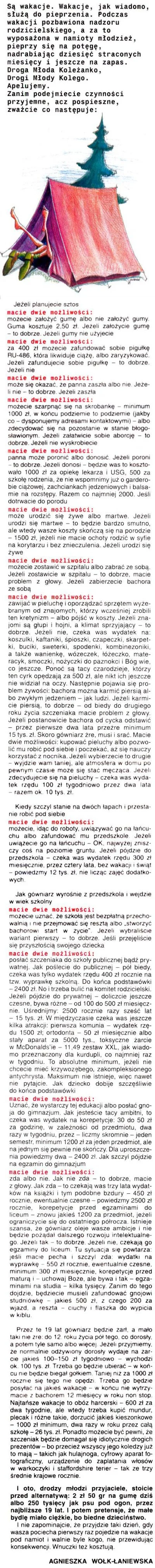 976497 - @Rade86B: Nie ma i nie będzie zasobów, by wszystkich utrzymać.
Rozmnażać si...