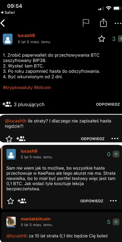 WolfSky - Patrzcie co znalazłem. Post z listopada 2015.

ZGUBIŁ wtedy 32$. Dziś 7000$...