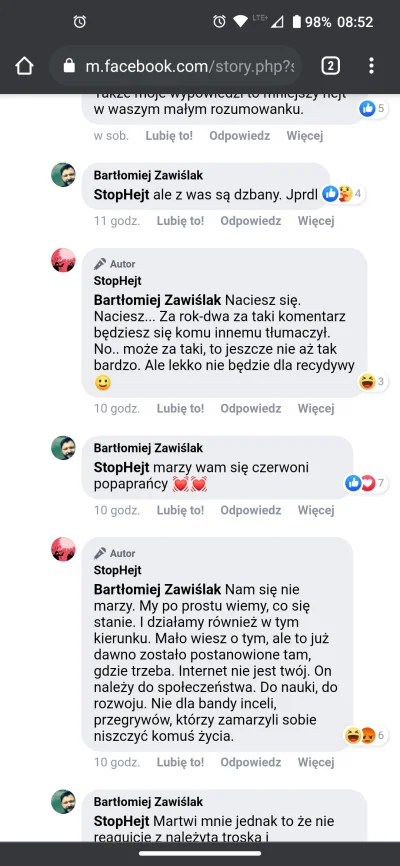 S-Type - @abcasdf Nastoletni, sfrustrowany, czerwony pajac odleciał prosto do Stalina...