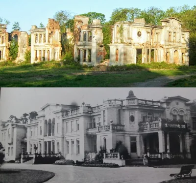 knuad - Pałac Karskich we Włostowie. Popadł w ruinę w okresie PRL.
#architektura #za...