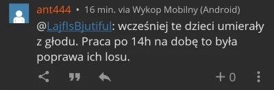 szalonykundellenina - wyzysk dzieci jest dobry, bo mogą umierać z przepracowania, a n...