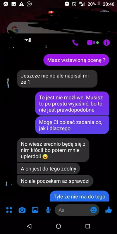 FarQ - @r4do5 tutaj próba przekonania, że dostał 1