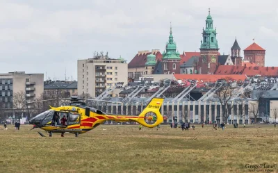 Korba112 - Wysłałem w niedzielę śmigłowiec LPR na krakowskie Błonia. Zderzenie rowerz...