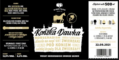 von_scheisse - Pszeniczny saison z dodatkiem chrzanu wasabi – Końska Dawka – to jedno...