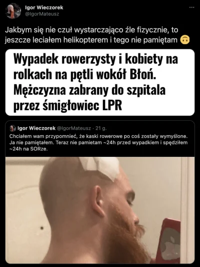 u.....d - Jednak nie rowerzysta i hulajnoga, a rowerzysta i osoba na rolkach. @Korba1...