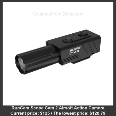 n_____S - RunCam Scope Cam 2 Airsoft Action Camera dostępny jest za $125.00 (najniższ...